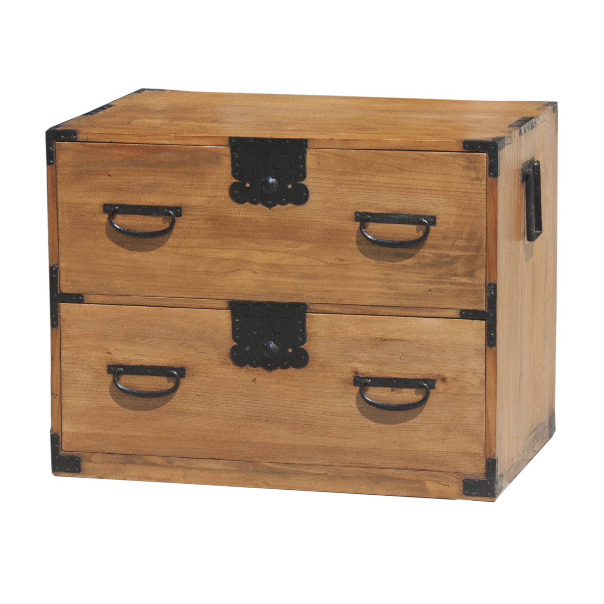 15224 Japanese Two Drawer Tansu Chest